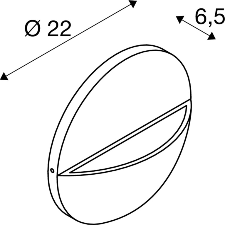 SLV LID II UP/DOWN, Wandaufbauleuchte, 2700/3000K, 28W, PHASE, 100°, anthrazit