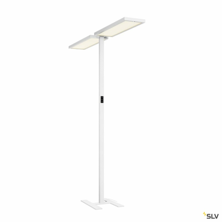 SLV WORKLIGHT PRO, Stehleuchte, 150W, 4000K, Touch, weiß