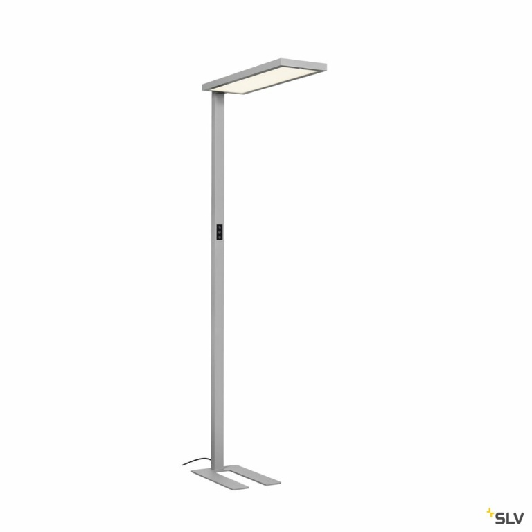 SLV WORKLIGHT PRO, Stehleuchte, 100W, 4000K, Touch, grau