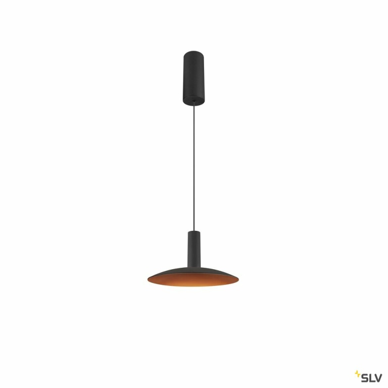 SLV LALU®, Pendelleuchte, Led Base, Mix&Match, 150cm, 9.5W, 3000K, PHASE, schwarz