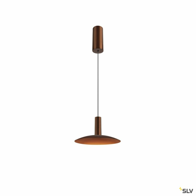 SLV LALU®, Pendelleuchte, Led Base, Mix&Match, 150cm, 9.5W, 3000K, PHASE, bronze