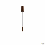 LALU®, Pendelleuchte, Led Base, Mix&Match, 150cm, 9.5W, 3000K, PHASE, bronze