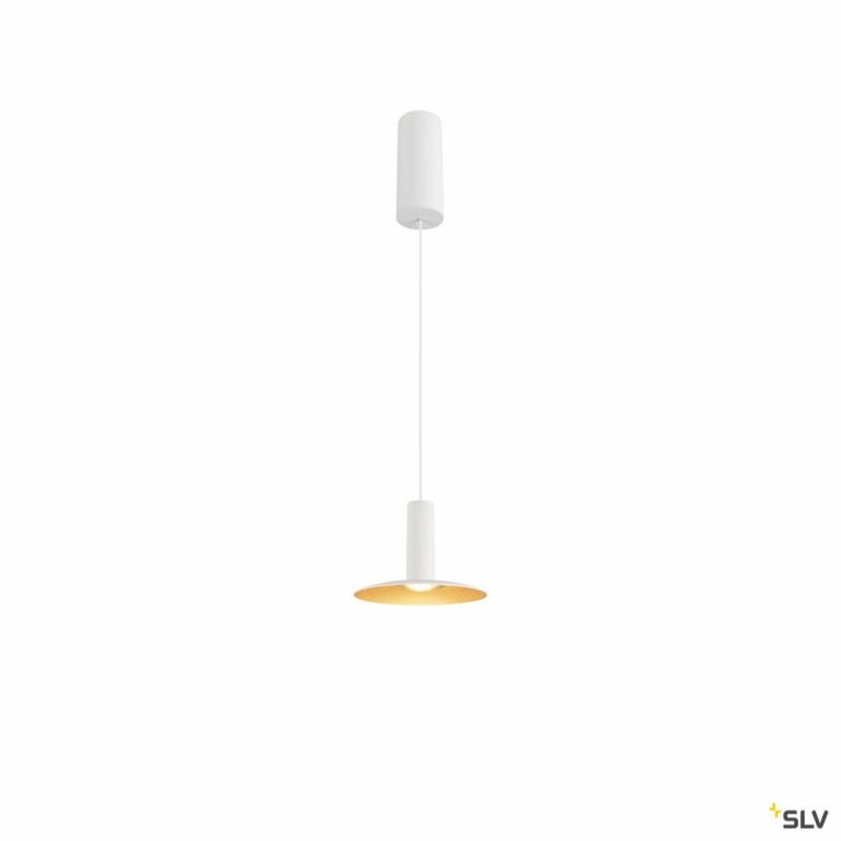 SLV LALU®, Pendelleuchte, Led Base, Mix&Match, 150cm, 9.5W, 3000K, PHASE, weiß