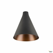 LALU® CONE 15, Leuchtenschirm, Mix&Match, H:17 cm, schwarz