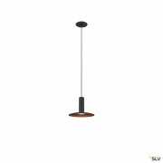 LALU®, Pendelleuchte, Led Base, Einbau, Mix&Match, 150cm, 9.5W, 3000K, PHASE, schwarz