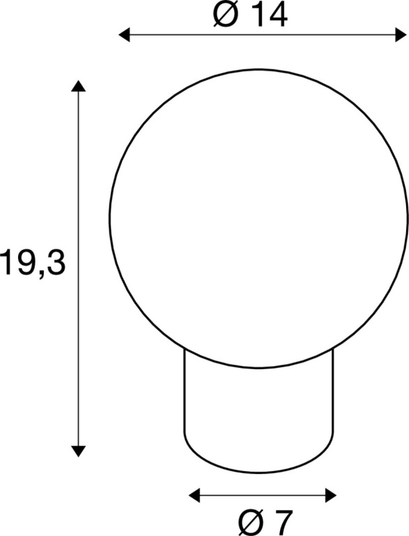 SLV LITTLE SUN, Tischleuchte, G9, IP20, bronze