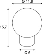 TINY SUN, Tischleuchte, G9, IP20, kupfer