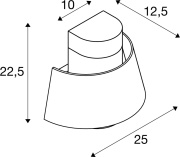 PHOTONI, Wandaufbauleuchte, konisch, 1x max. 13W, E27, rost