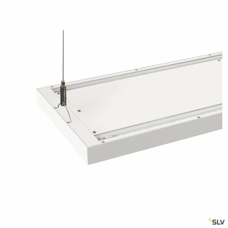 SLV WORKLIGHT PRO 150, Pendelleuchte, 150cm, 4000K, DALI, Touch, weiß