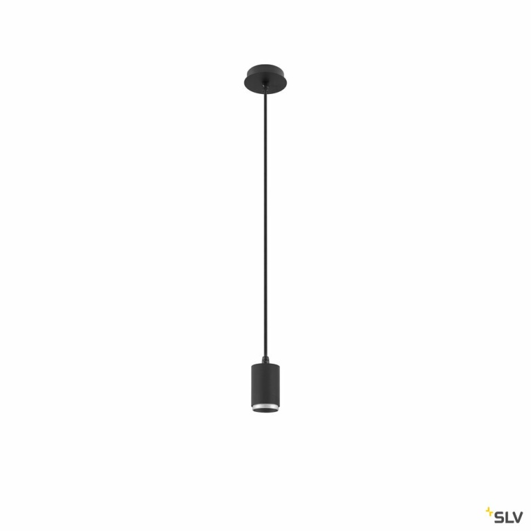 SLV LALU®, Pendelleuchte, Mix&Match, 150cm, E27, max. 10W, schwarz