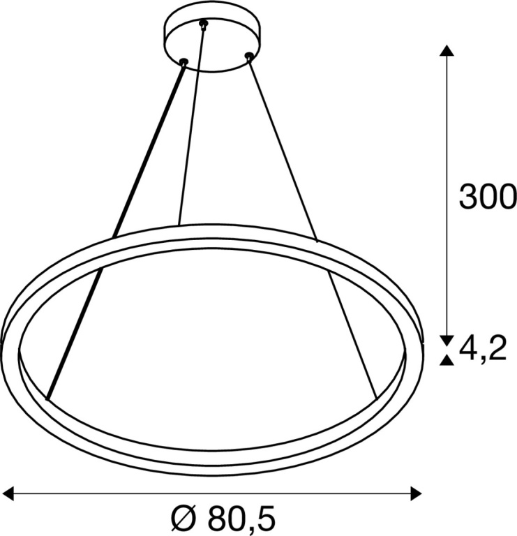 SLV ONE CUBE UP/DOWN, Pendelleuchte, 300cm, 3000K, DALI 2, Touch, weiß