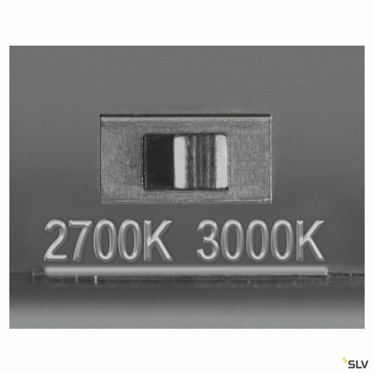 SLV S-CUBE, Deckenaufbauleuchte, 2700/3000K, 15W, PHASE, 80°, anthrazit