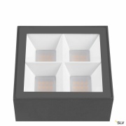 S-CUBE, Deckenaufbauleuchte, 2700/3000K, 15W, PHASE, 80°, anthrazit