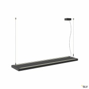 WORKLIGHT PRO 120, Pendelleuchte, 120cm, 4000K, DALI, Touch, schwarz