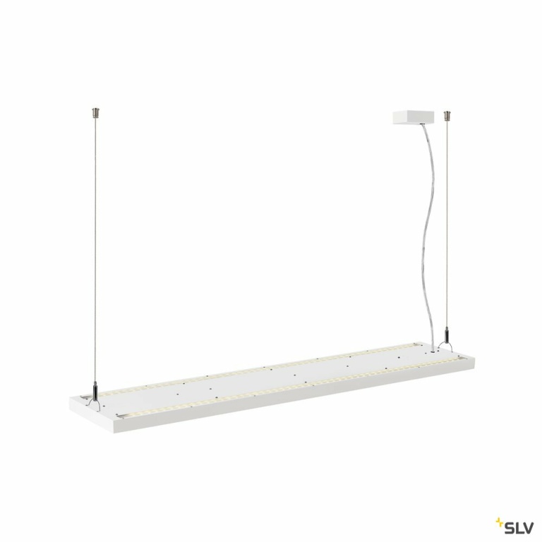 SLV WORKLIGHT PRO 120, Pendelleuchte, 120cm, 4000K, DALI, Touch, weiß