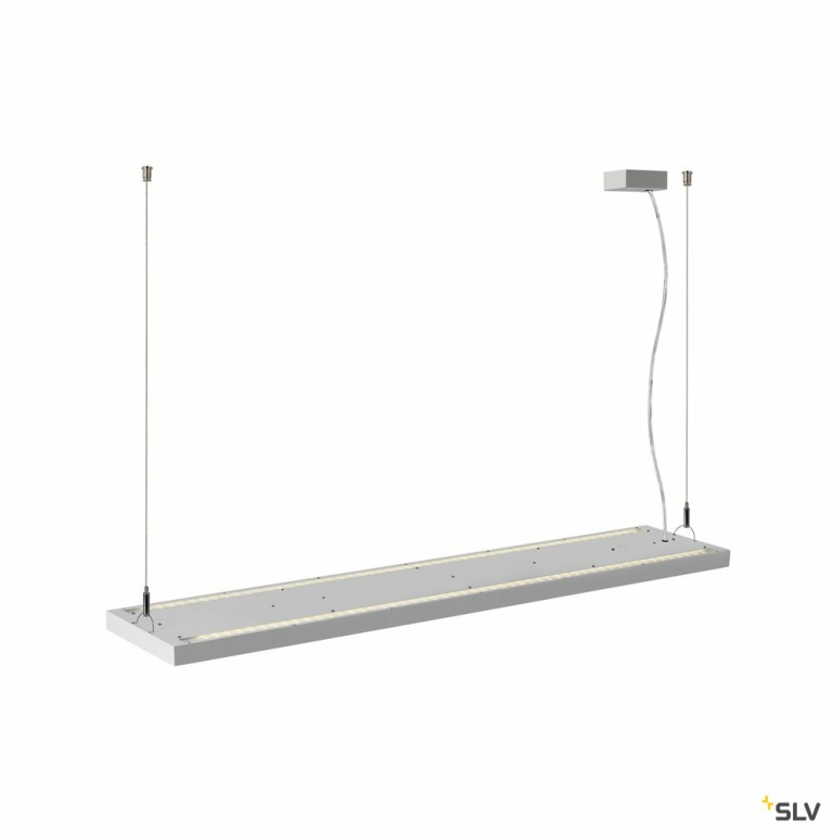 SLV WORKLIGHT PRO 120, Pendelleuchte, 120cm, 4000K, DALI, Touch, grau