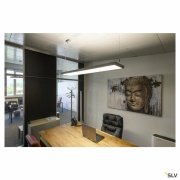 WORKLIGHT PRO 120, Pendelleuchte, 120cm, 4000K, DALI, Touch, grau