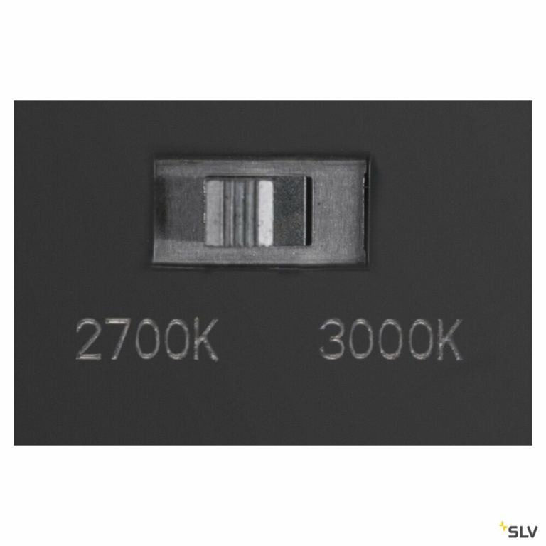 SLV LID I, Wandaufbauleuchte, 2700/3000K, 15W, PHASE, 100°, anthrazit