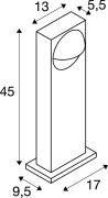 LID I 45, Stehleuchte, 15W, 2700/3000K, PHASE, anthrazit