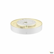 MEDO® PRO 40, Wand- und Deckenaufbauleuchte, rund, 3000/4000K, 19W, DALI, Touch, 70°, UGR<19, DC, weiß