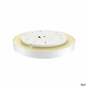 MEDO® PRO 60, Wand- und Deckenaufbauleuchte, rund, 3000/4000K, 37W, DALI, Touch, 70°, UGR<19, DC, weiß