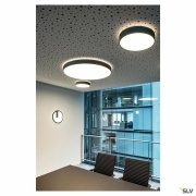 MEDO® PRO 90, Deckenaufbauleuchte, rund, 3000/4000K, 75W, DALI, Touch, 80°, UGR<19, schwarz