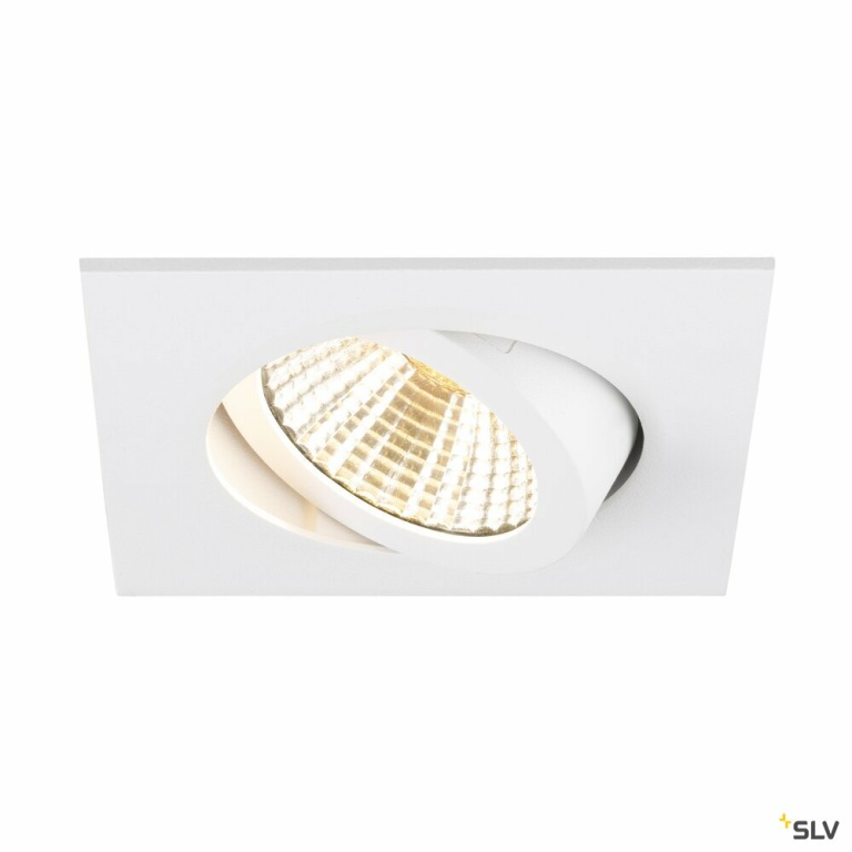 SLV NEW TRIA® 68, Deckeneinbauring, L: 8.2 B: 8.2 H: 2.6 cm, IP 20, weiß