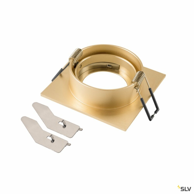 SLV NEW TRIA® 68, Deckeneinbauring, L: 8.2 B: 8.2 H: 2.6 cm, IP 20, roségold