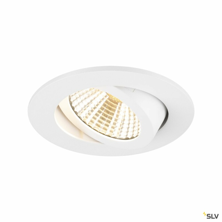 SLV NEW TRIA® 68, Deckeneinbauring, D: 8.2 H: 2.6 cm, IP 20, weiß