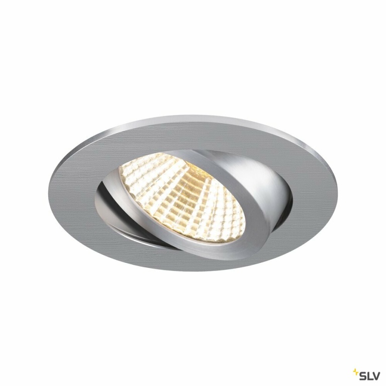 SLV NEW TRIA® 68, Deckeneinbauring, D: 8.2 H: 2.6 cm, IP 20, aluminium