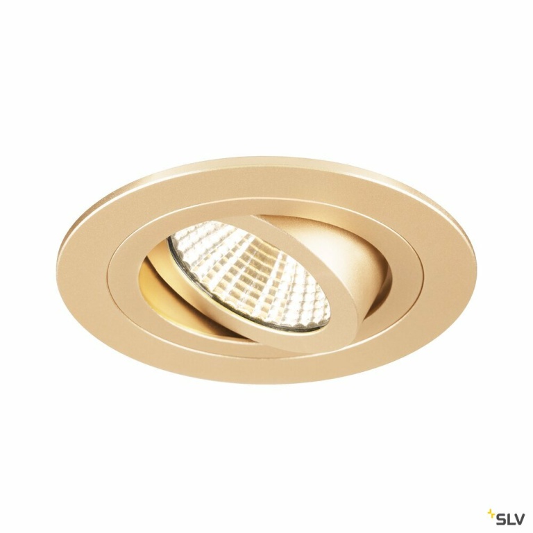 SLV NEW TRIA® 75, Deckeneinbauring, D: 9.3 H: 2.6 cm, IP 20, roségold