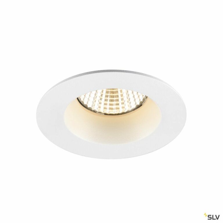 SLV NEW TRIA® 68, Deckeneinbauring, D: 8.2 H: 3.4 cm, IP 65, weiß