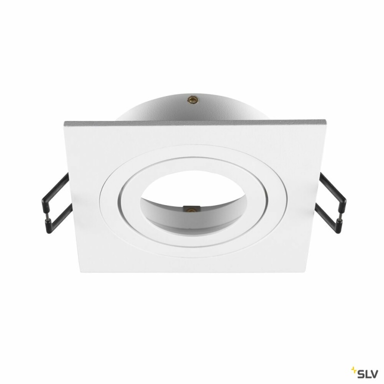 SLV NEW TRIA® 75, Deckeneinbauring, L: 9 B: 9 H: 2.6 cm, IP 20, weiß