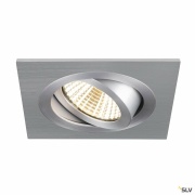 NEW TRIA® 75, Deckeneinbauring, L: 9 B: 9 H: 2.6 cm, IP 20, aluminium