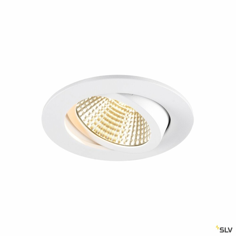 SLV NEW TRIA® 95, Deckeneinbauring, D: 11 H: 2.6 cm, IP 20, weiß