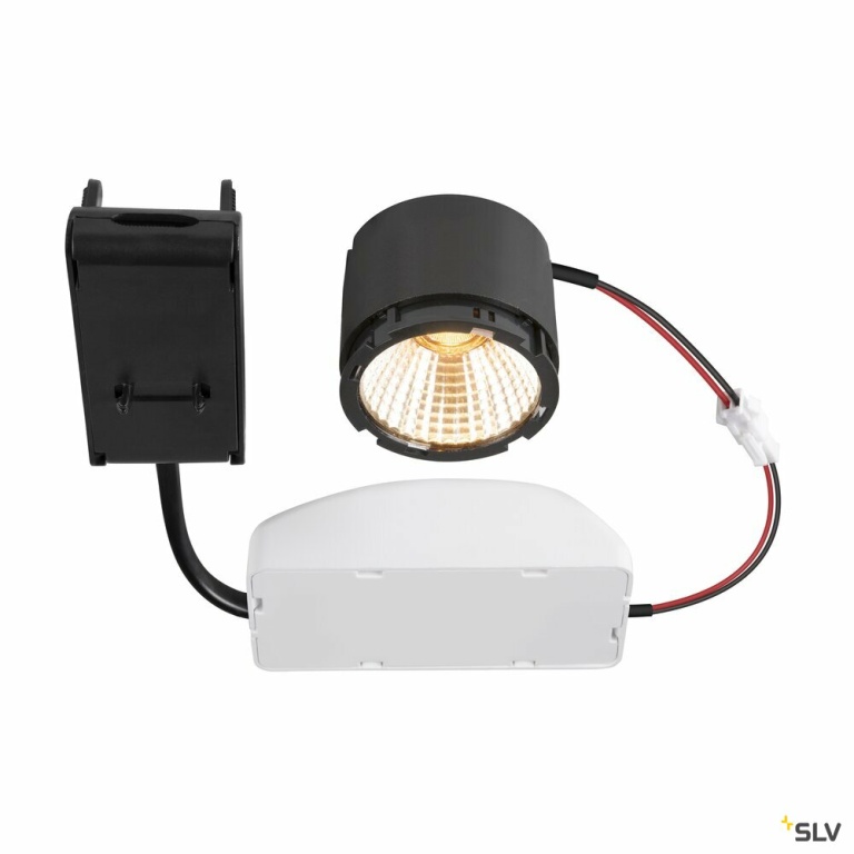 SLV NEW TRIA®, LED-Modul, rund, 1800-3000K, 38°, PHASE, schwarz