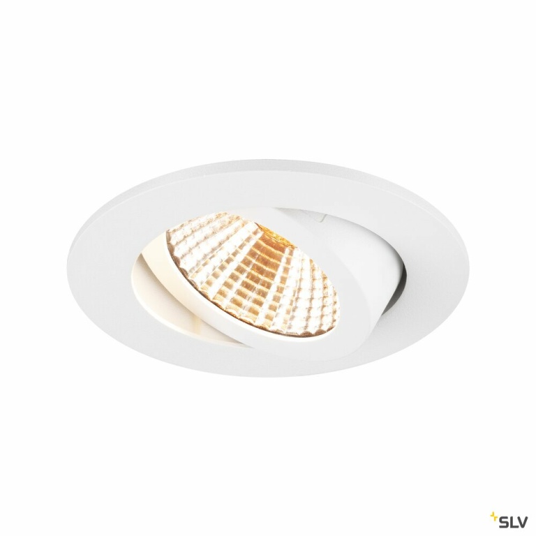 SLV NEW TRIA® 68, Deckeneinbauleuchte, 1800-3000K, 38°, IP 20, rund, weiß