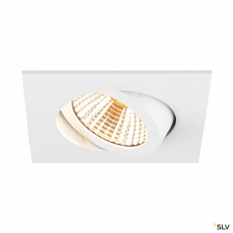 SLV NEW TRIA® 68, Deckeneinbauleuchte, 1800-3000K, 38°, IP 20, quadratisch, weiß