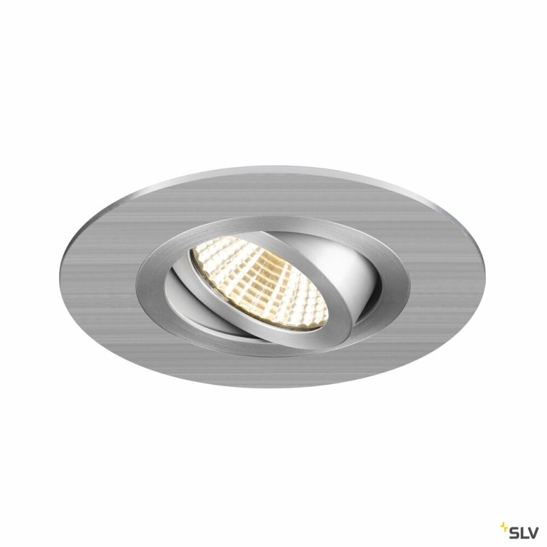 SLV NEW TRIA® 75 XL, Deckeneinbauring, D: 11 H: 2.6 cm, IP20, aluminium