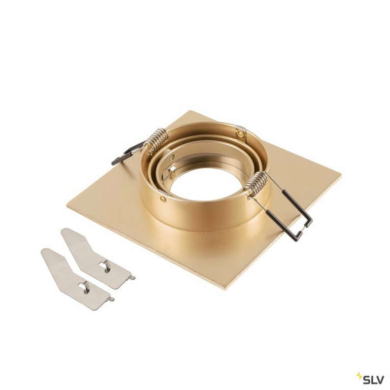 SLV NEW TRIA® 75 XL, Deckeneinbauring, L: 11 B: 11 H: 2.6 cm, roségold