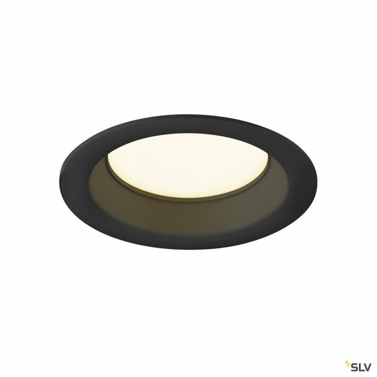 SLV DOWNLIGHT V 100, leicht versenkte Abdeckung schwarz