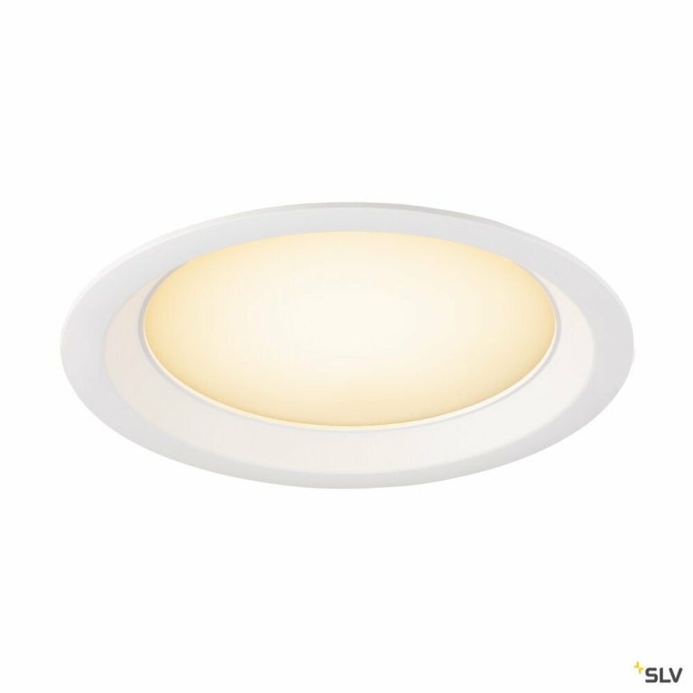 SLV DOWNLIGHT V 200, leicht versenkte Abdeckung weiß