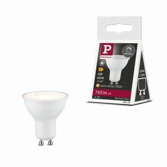 Paulmann LED Reflektor Weiß matt GU10 8W 750lm 2700K Warmweiß dimmbar 230V