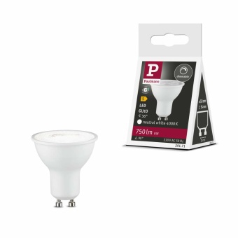 Paulmann LED Reflektor Weiß matt GU10 8W 750lm 4000K Neutralweiß dimmbar 230V