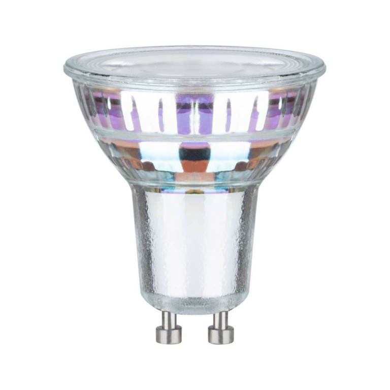 Paulmann Eco-Line Standard 230V LED Reflektor Ultraeffizient GU10 450lm 2,5W 3000K Warmweiß Silber