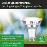 Eco-Line Standard 230V LED Reflektor Ultraeffizient GU10 450lm 2,5W 3000K Warmweiß Silber