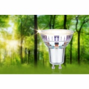 Eco-Line Standard 230V LED Reflektor Ultraeffizient GU10 450lm 2,5W 3000K Warmweiß Silber