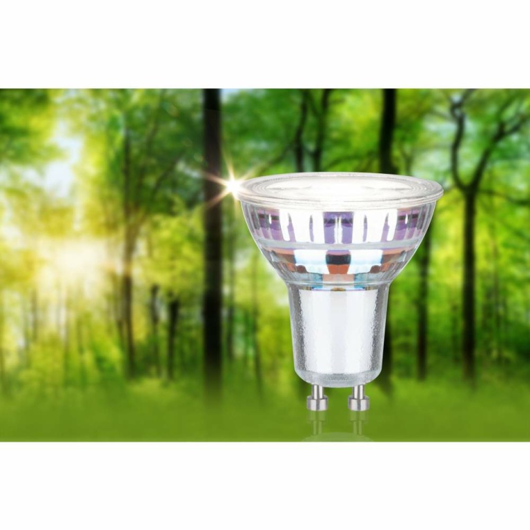 Paulmann Eco-Line Standard 230V LED Reflektor Ultraeffizient GU10 450lm 2,5W 4000K Neutralweiß Silber