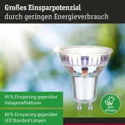 Eco-Line Standard 230V LED Reflektor Ultraeffizient GU10 450lm 2,5W 4000K Neutralweiß Silber