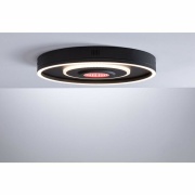 LED Deckenleuchte Spaceglow Four   RGB+ 320lm / 800lm 230V 22W dimmbar Schwarz matt